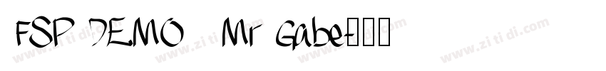 FSP DEMO   Mr Gabe字体转换